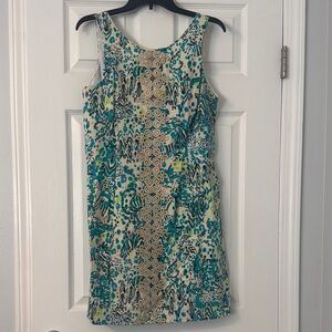 Lilly Pulitzer Blue Sequin Embellished Mini Dress